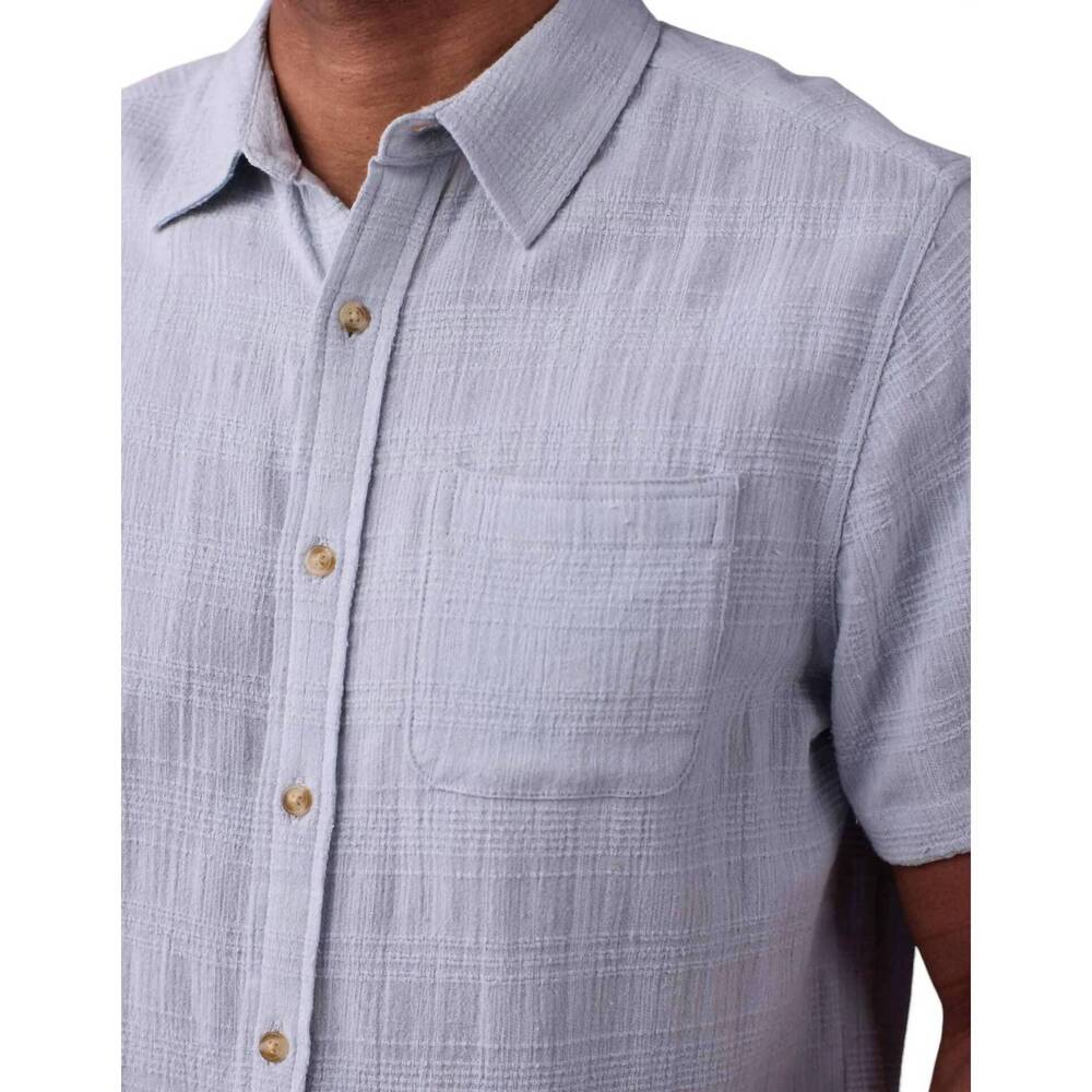 NEW THE NORMAL BRAND freshwater button up shirt in misty harbor dobby - Picture 3 of 4